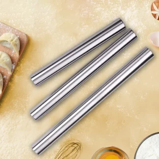 Stainless Steel Non-Stick Embossed Rolling Pin 4