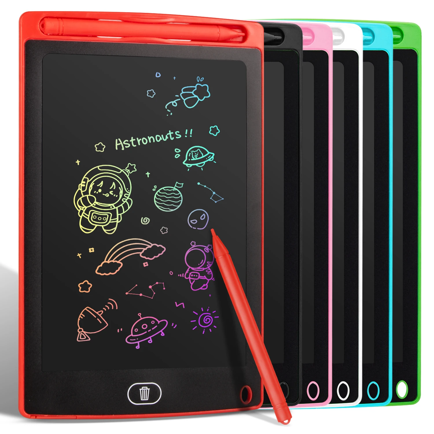 LCD Color Drawing Tablet for Kids 6.5/8.5/10/12 Inch Reusable Writing Board 1