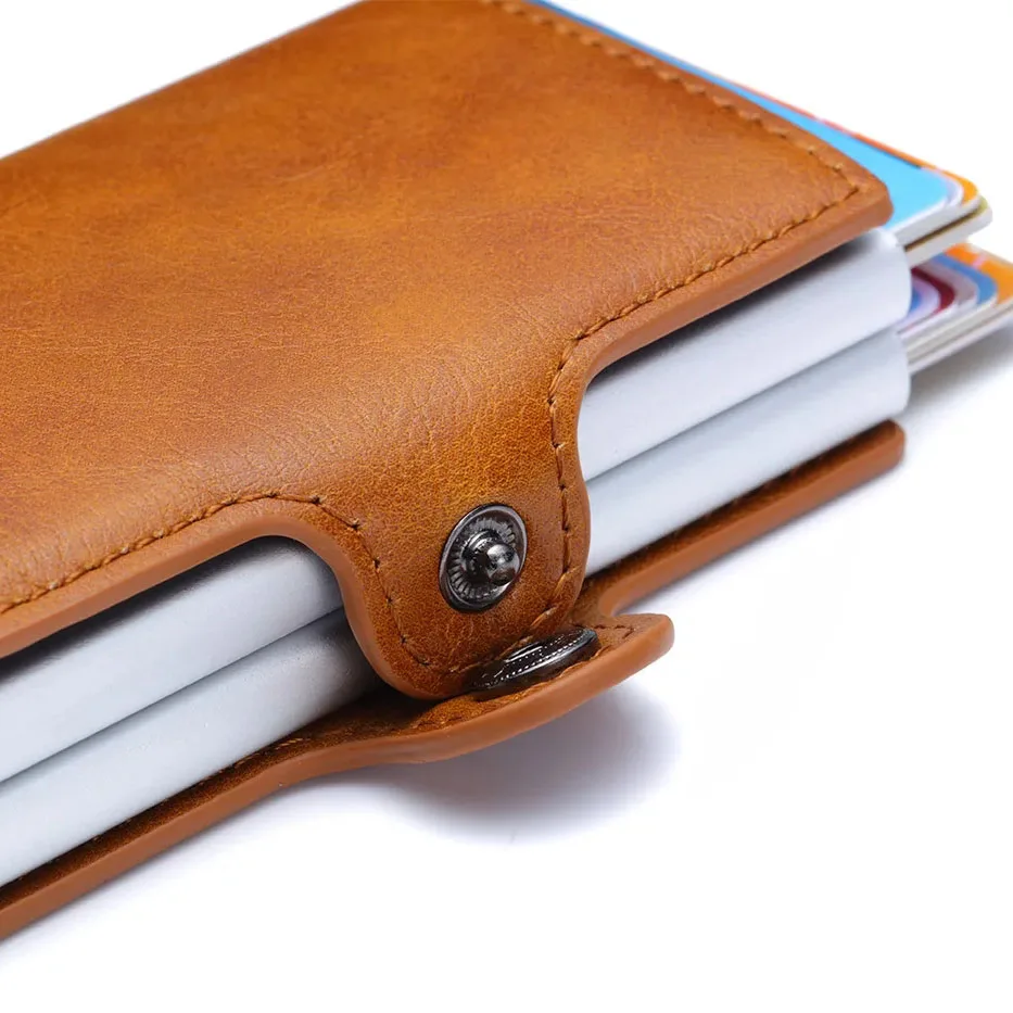 RFID Slim Carbon Fiber Card Wallet for Men (Holds Up to 14 Cards) 4