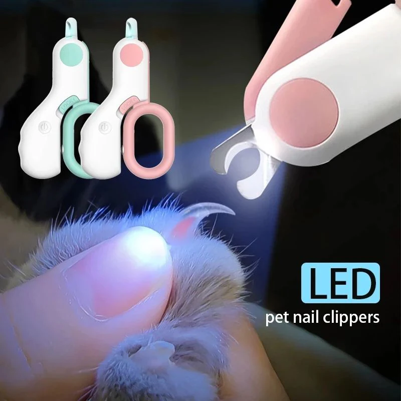 LED Light Pet Nail Clippers for Dogs and Cats with Safety Lock 1