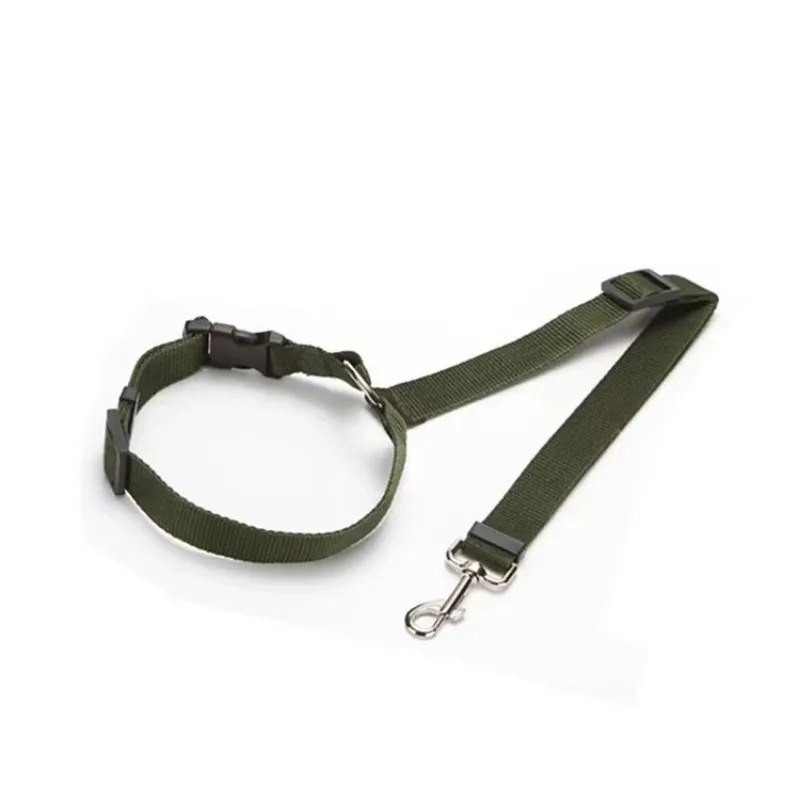 2-in-1 Adjustable Dog Car Seat Belt Leash for Safe Travel 4