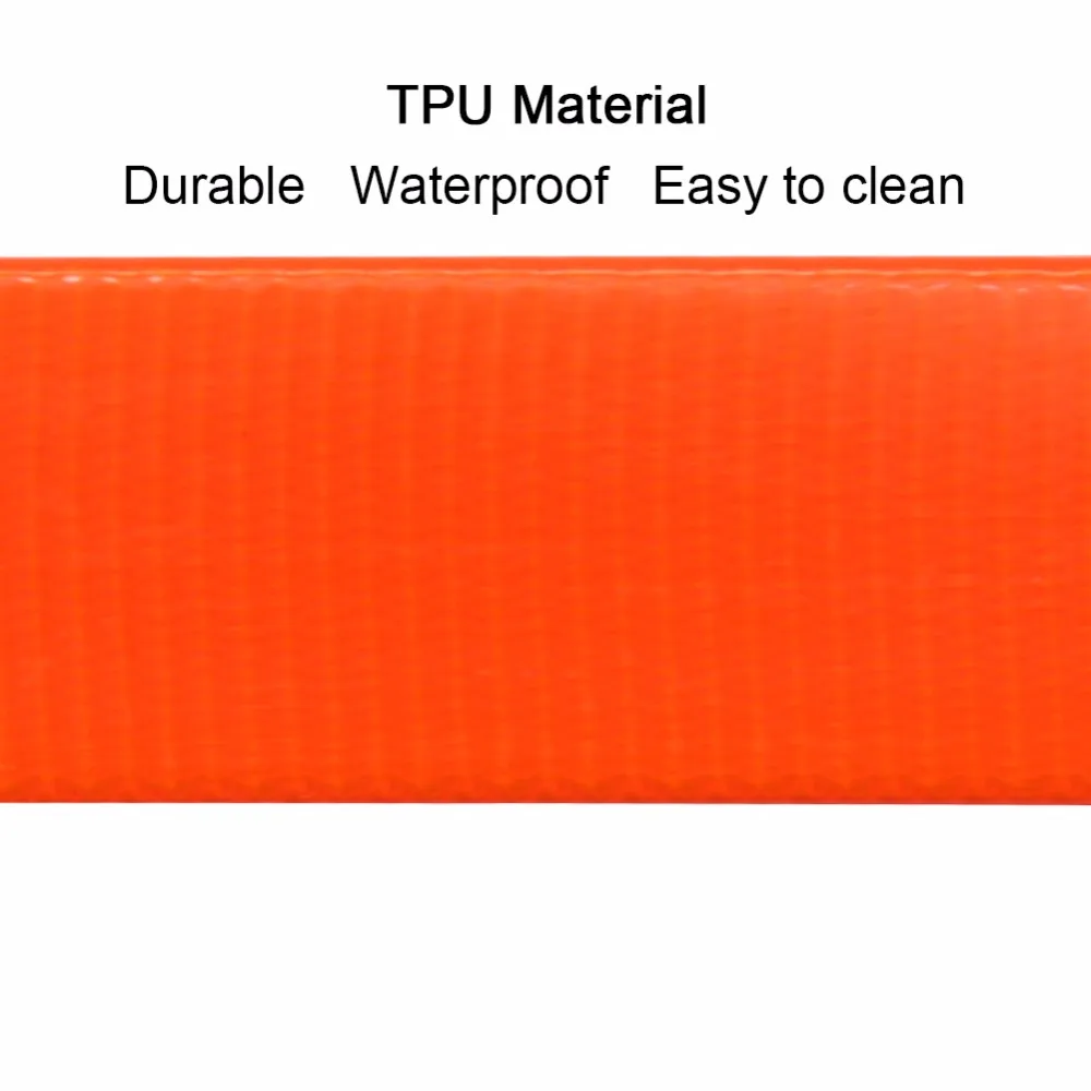 Waterproof TPU Dog Collar Easy-Clean Odor-Resistant Adjustable Fit 3