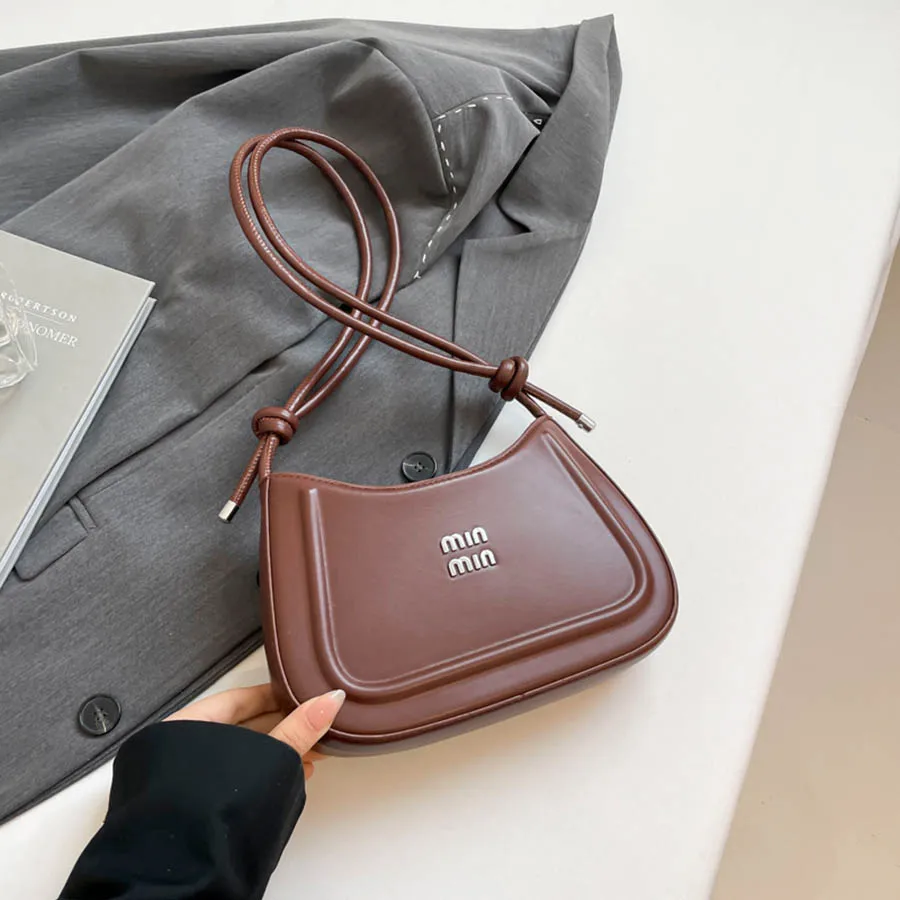 Korean Crescent Shoulder & Crossbody Bag – Minimal Fashion 2025 5