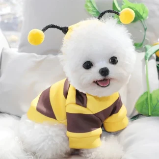 Cute Bee Pet Costume Hoodie for Small Dogs and Cats 3