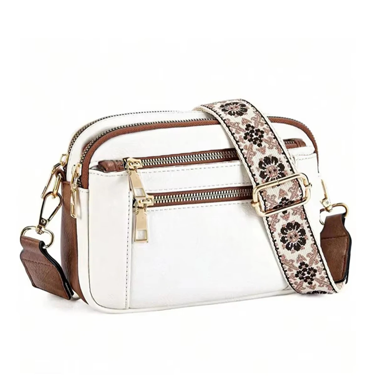 Retro Classic Small Square Crossbody Bag for Women (Office & Everyday) 1