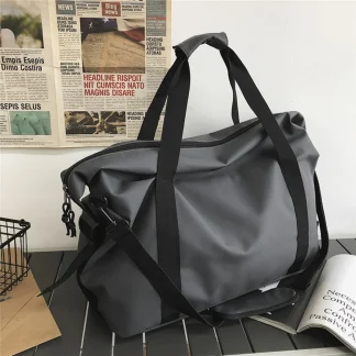 Large Nylon Gym & Travel Duffel Bag – Lightweight Crossbody Carry-On 5