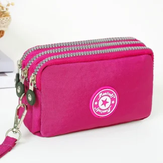 Triple-Layer Zipper Wrist Wallet & Phone Pouch 14