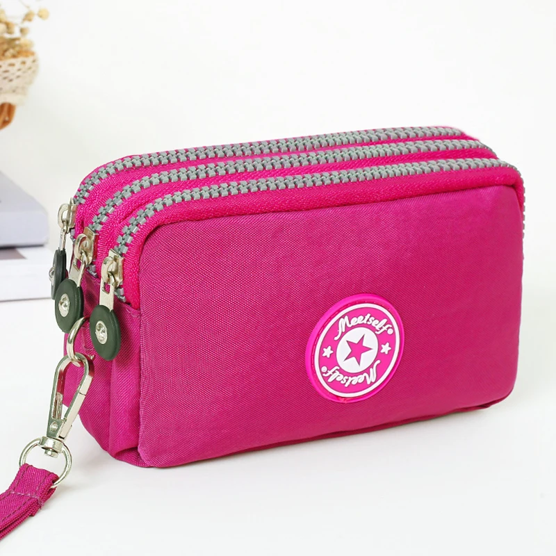 Triple-Layer Zipper Wrist Wallet & Phone Pouch 14