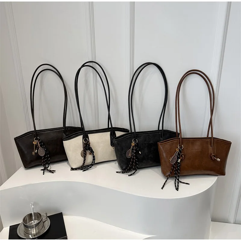 European & American Retro Tote Bag – Korean Style Large Capacity Shoulder Bag 6