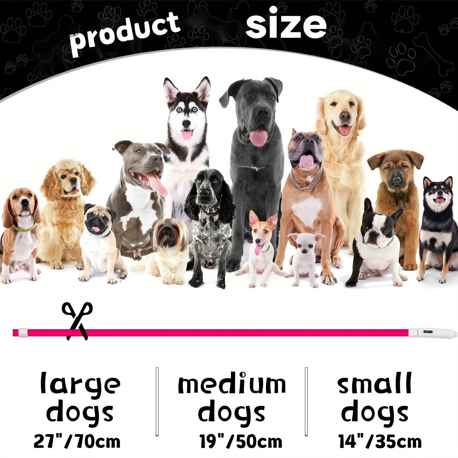 LED Dog & Cat Collar – Bright Anti-Lost Night Safety Collar- USB Rechargeable Collar 2