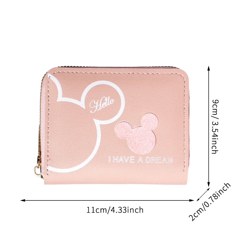 Cute Japanese & Korean Mini Zipper Wallet – Cartoon Short Coin Purse 5