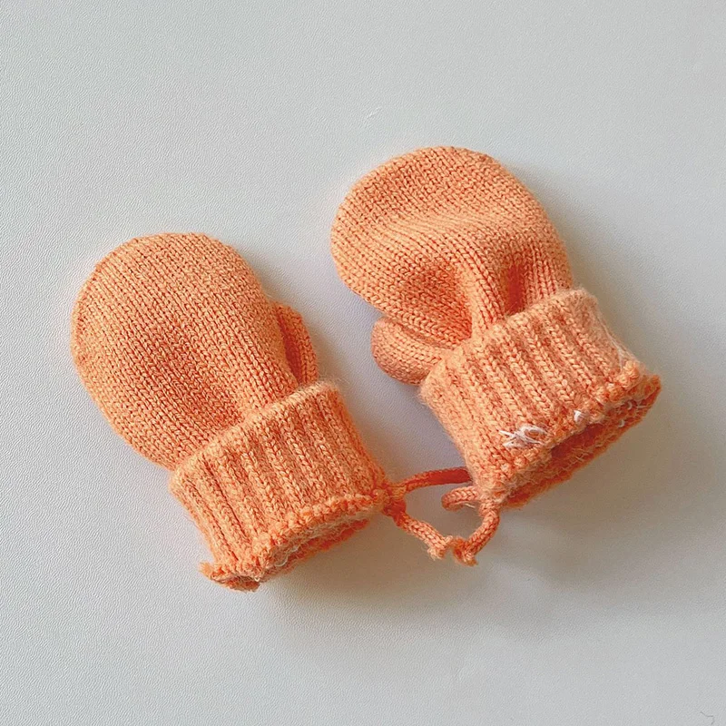 Wool Baby Winter Mittens – Soft Candy-Color Knit Gloves for Toddlers (1–4 Years) 4