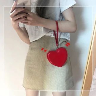 Kawaii Heart PU Leather Coin Purse for Women 3