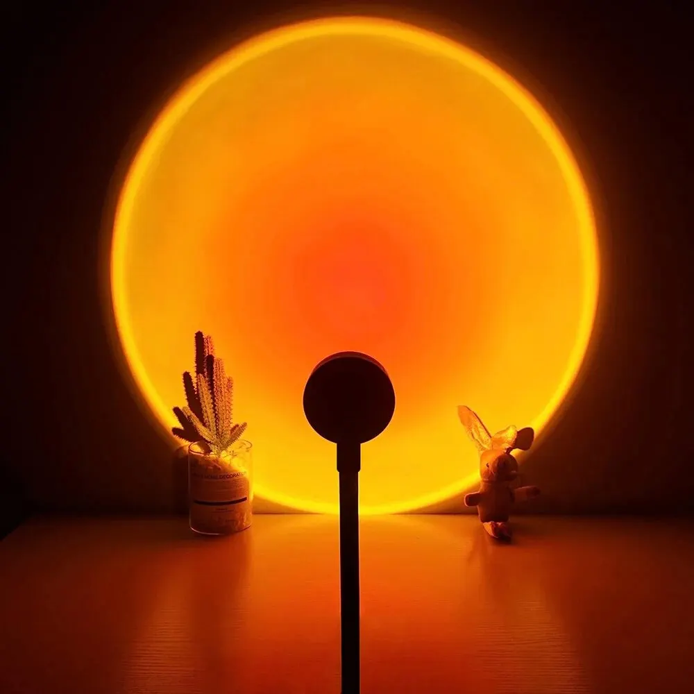 Usb sunset ambiance lamp – led mood light for room decor 1