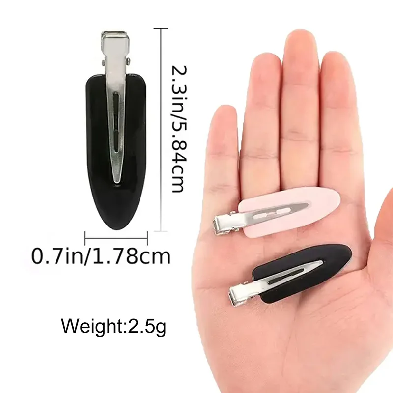 10-Piece No-Bend Seamless Hair Clips – Styling Barrettes for Makeup, Bangs & Face Washing 5