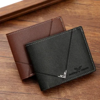Men’s Slim PU Leather Money Clip Wallet (Business Ready) 3