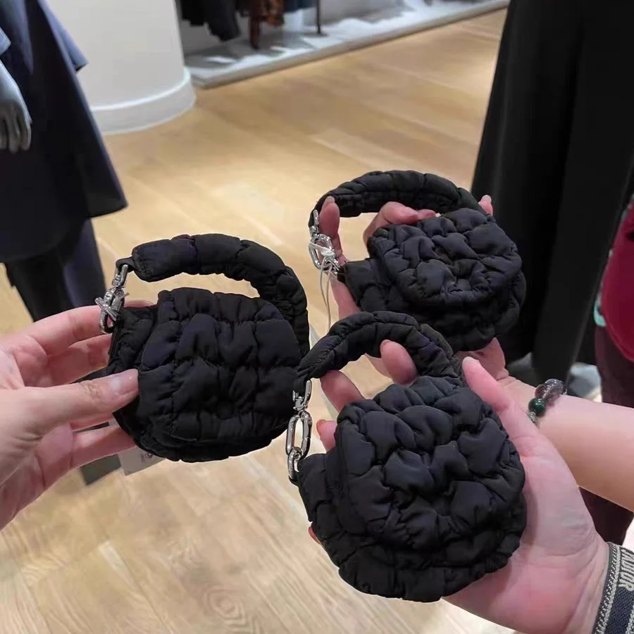 Edgy Mini Cloud Waist Pack – Lightweight Quilted Coin & Earbuds Bag 3