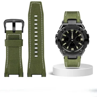 Genuine Leather Watch Strap for Casio G-SHOCK (26 mm) – Men’s Replacement Band 14