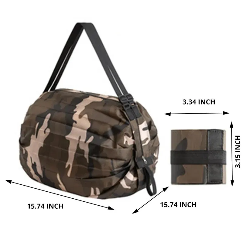 Foldable Waterproof Eco Shopping Bag – Large Capacity Travel Tote 5