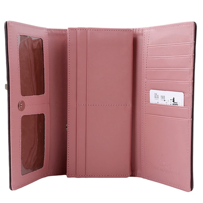 Long PU Multi-Functional Wallet for Girls – Coin Purse, Card Holder & Clutch 5