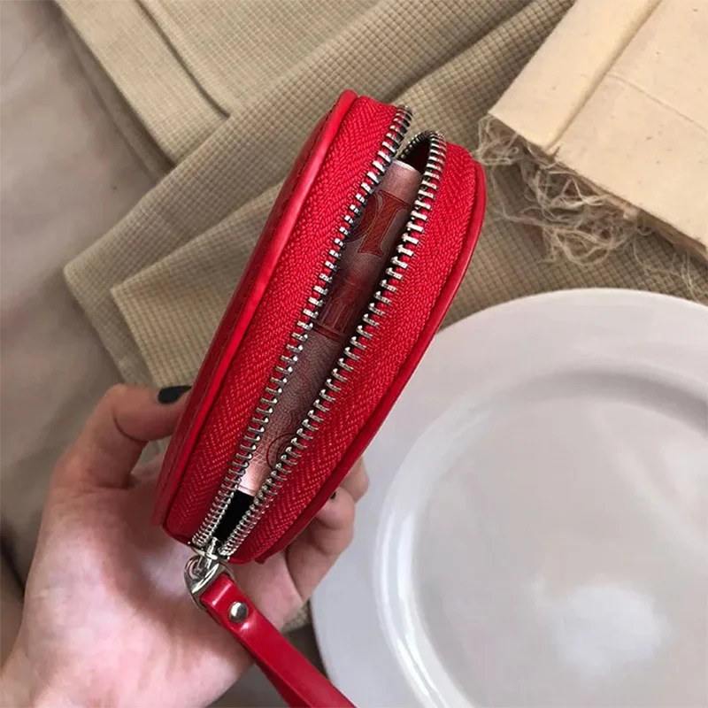 Kawaii Heart PU Leather Coin Purse for Women 5