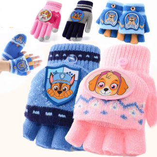 Kids Paw Patrol Winter Mittens – Warm Cartoon Gloves for Boys & Girls