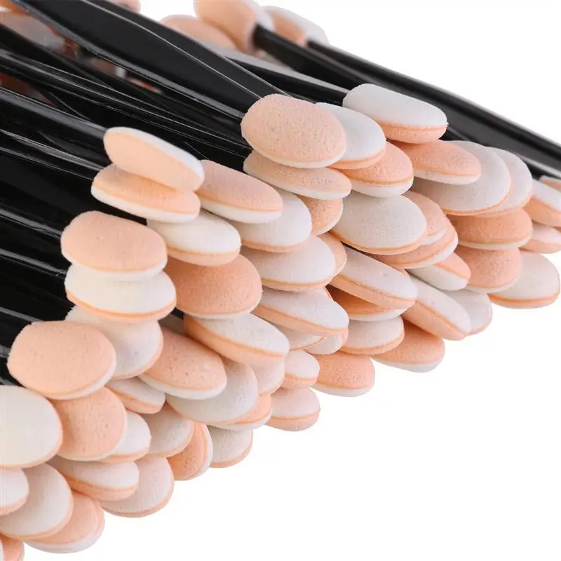 Dual-Ended Eyeshadow Sponge Applicators (5/30/50/100 Pcs) – Disposable Makeup Tools 1