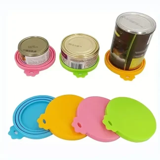 Reusable Silicone Pet Food Can Lid (BPA-Free) – Keeps Wet Food Fresh & Odor-Free 1