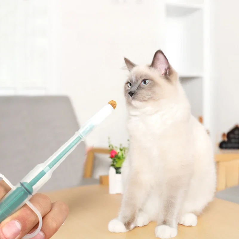 Soft Tip Pet Pill Syringe – Cat Tablet Feeder & Medicine Dispenser 4