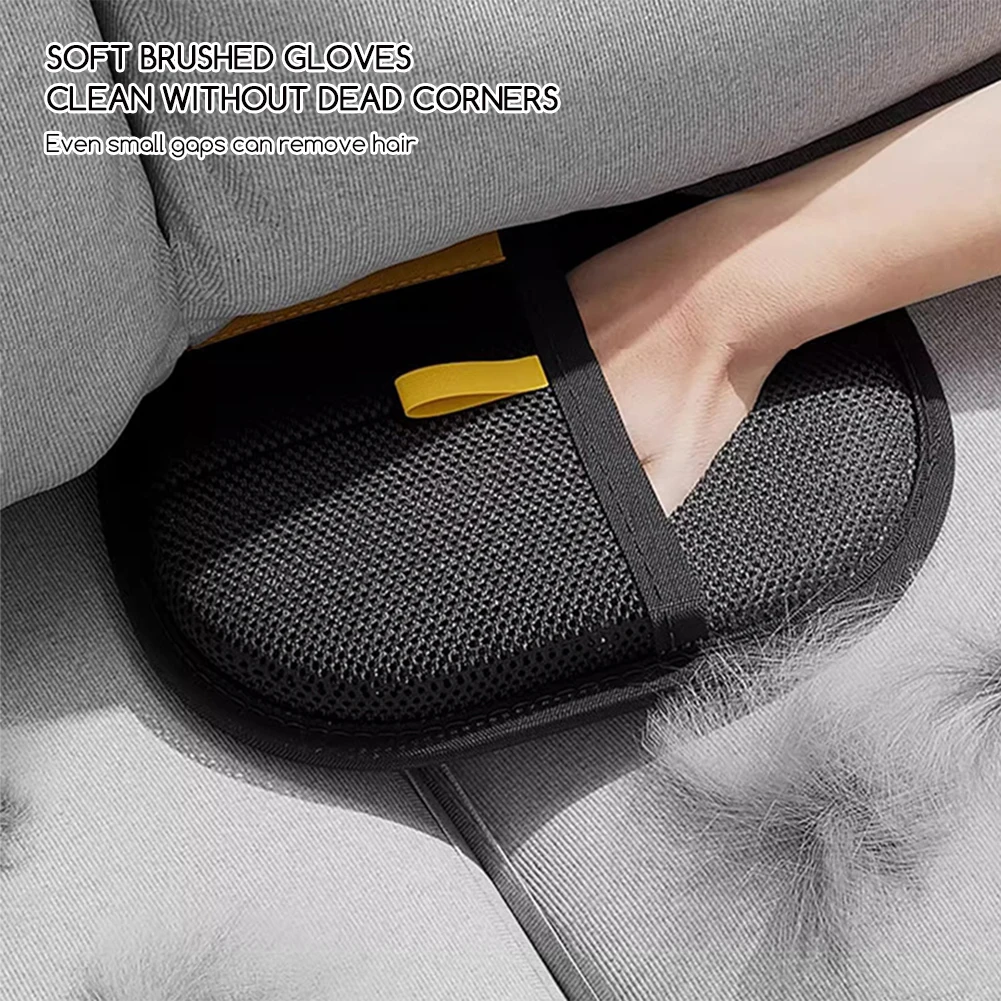 Electrostatic Pet Hair Remover Gloves – Double-Sided Fur Catchers for Couch & Clothes 3