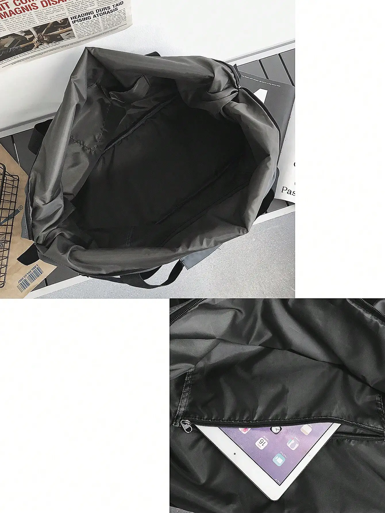 Large Nylon Gym & Travel Duffel Bag – Lightweight Crossbody Carry-On 4