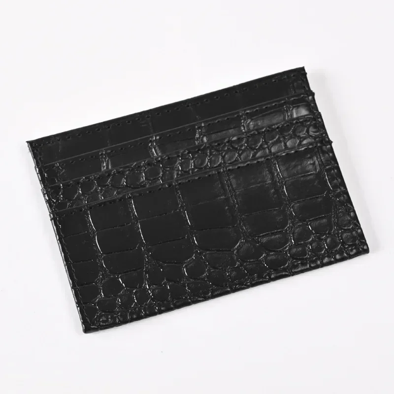 Slim PU Leather Card Holder Wallet (Minimal & Stylish) 4