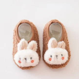 Warm Plush Baby Slippers with Anti-Slip Sole for Toddlers (Indoor Wear) 8