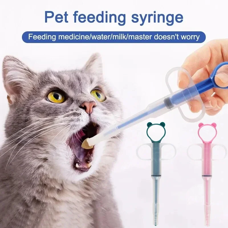 Soft Tip Pet Pill Syringe – Cat Tablet Feeder & Medicine Dispenser 1