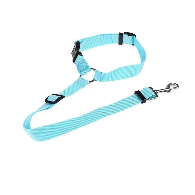 2-in-1 Adjustable Dog Car Seat Belt Leash for Safe Travel 5
