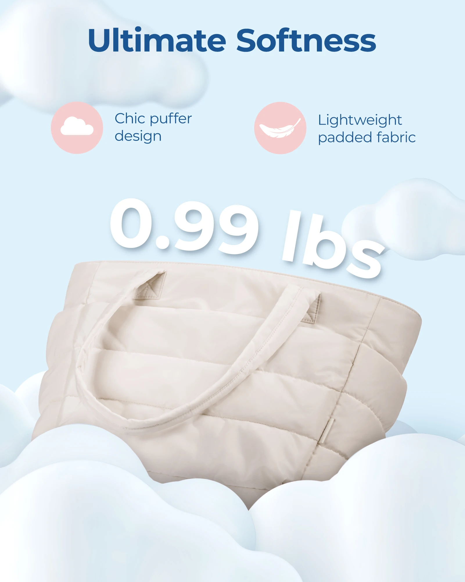 Large Capacity Lightweight Tote Bag for Work, Travel & Study 4