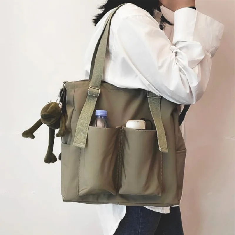 Waterproof Oxford Large Capacity Shoulder Tote Bag 3