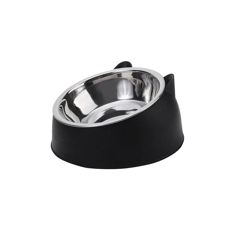 15 degree tilted pet bowl with non slip base for cats and puppies 3