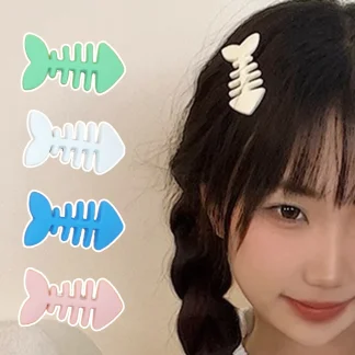 Matte Fishbone Hair Clip (Cute Mini Barrette) 1