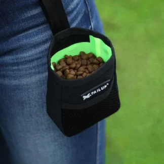 Portable Dog Treat Training Pouch – Durable Waist Bag with Mesh Pocket 2
