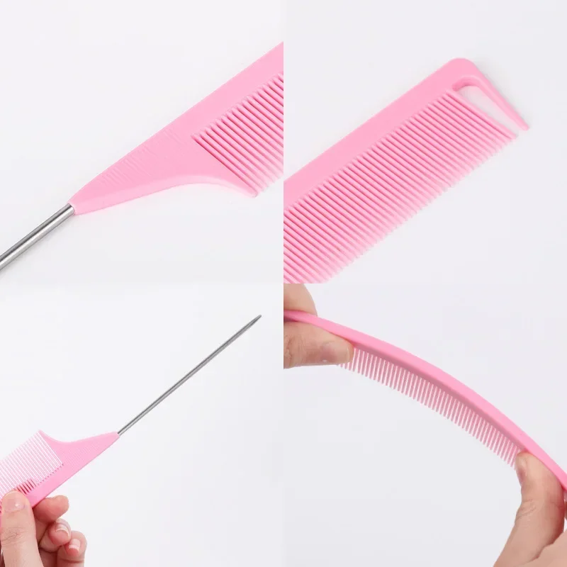 3PCS Hair Styling Comb Set (Edges, Teasing & Parting) 6