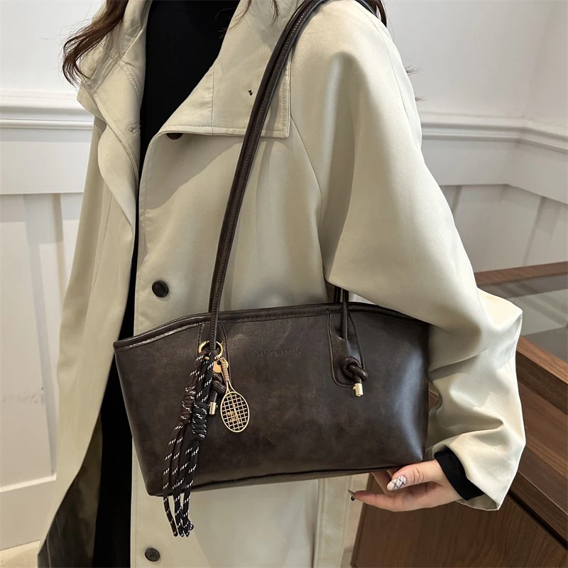 European & American Retro Tote Bag – Korean Style Large Capacity Shoulder Bag 1