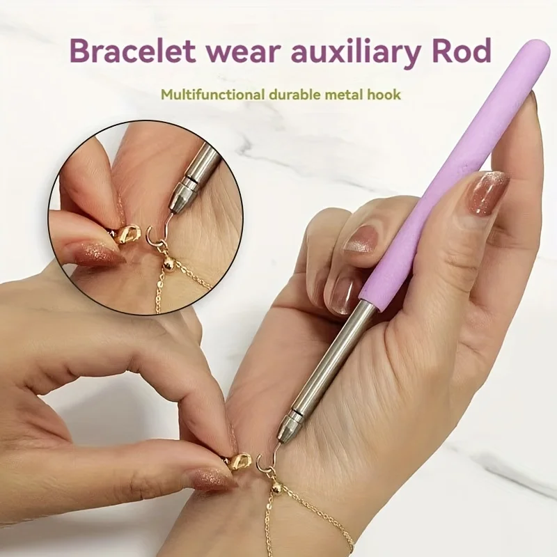 Bracelet Fastening Helper Tool – Easy Jewelry Clasp Aid for Quick Hooking and Unfastening 1