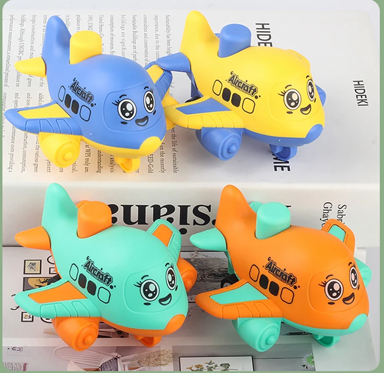 Press & Go Airplane Toy for Toddlers – Push and Roll Learning Plane 6