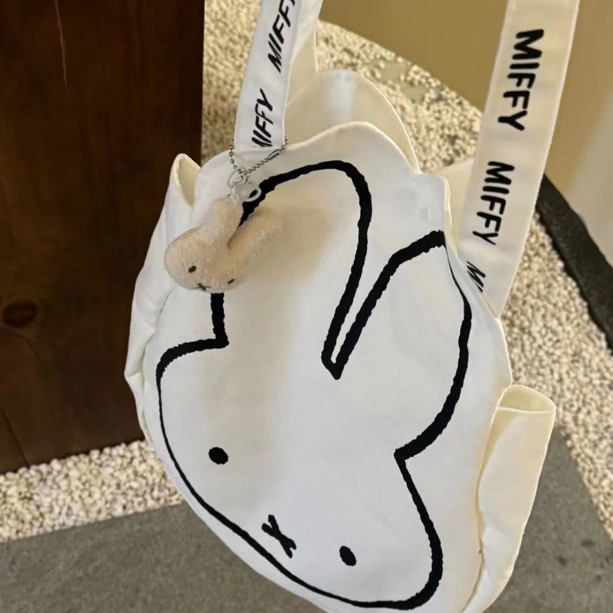 Miffy Large Canvas Shoulder Tote 6