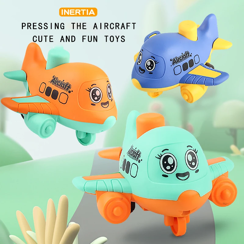 Press & Go Airplane Toy for Toddlers – Push and Roll Learning Plane 1