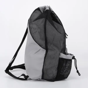 Mesh Drawstring Backpack with Wet Pocket- Swim bag 4