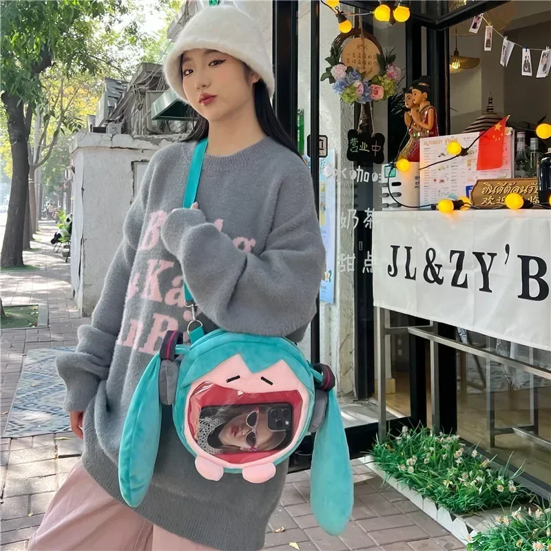 Kawaii Anime Plush Shoulder Backpack – Cute Student Cartoon Bag 5