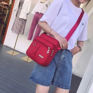 Casual Waterproof Nylon Crossbody Bag – Multi-Pocket Casual Shoulder Bag 18