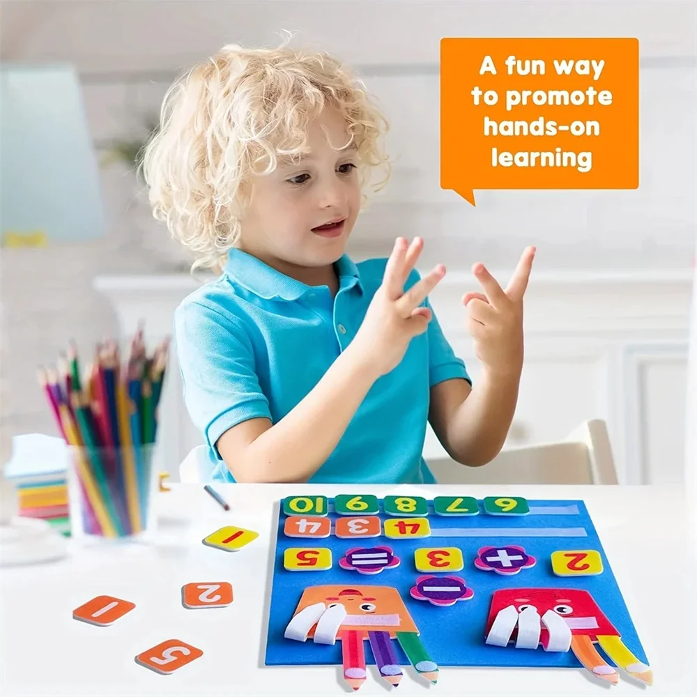 Felt Math Learning Board – Hands-On Addition & Subtraction Toy 4